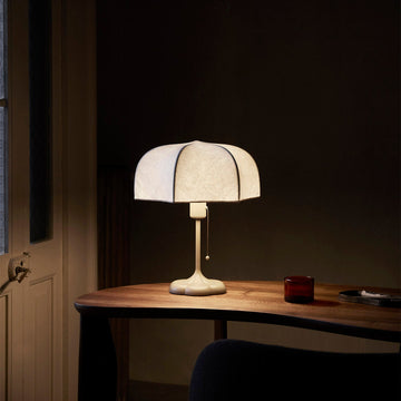 Poem Table Lamp - White/Cashmere - Floor Model - Grade C