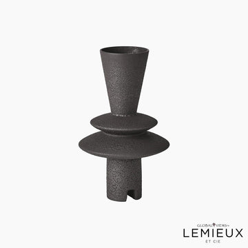 Lemieux Et Cie Adelyn Geometric Vase - Black