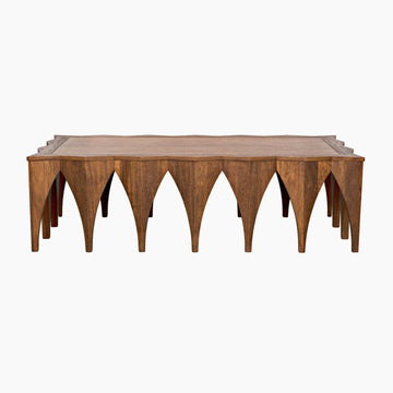 Celeste Coffee Table, Dark Walnut - Floor Model - Grade B
