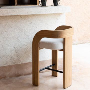 Gabi Half Moon Counter Stool