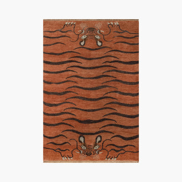 Kouang Tiala Rust Tiger - 8' x 10' - Floor Model - Grade C