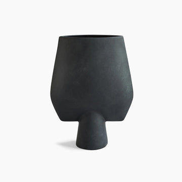 Sphere Vase Square - Hexa - Black