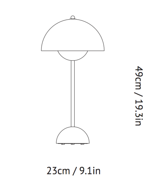 Flower Pot Table Lamp VP3