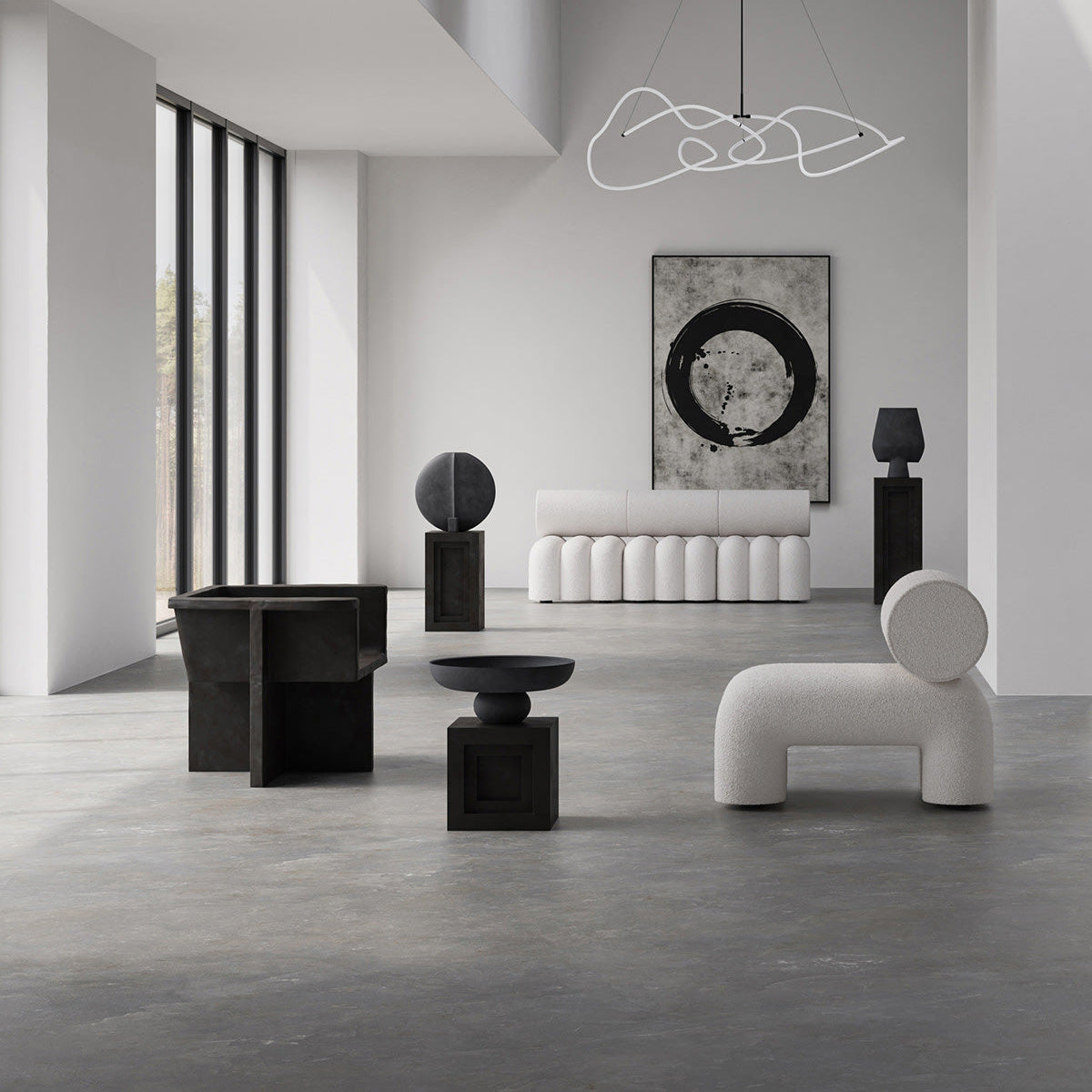 Foku Chair - Bouclé