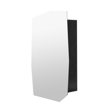 Shard Mirror Cabinet - Black