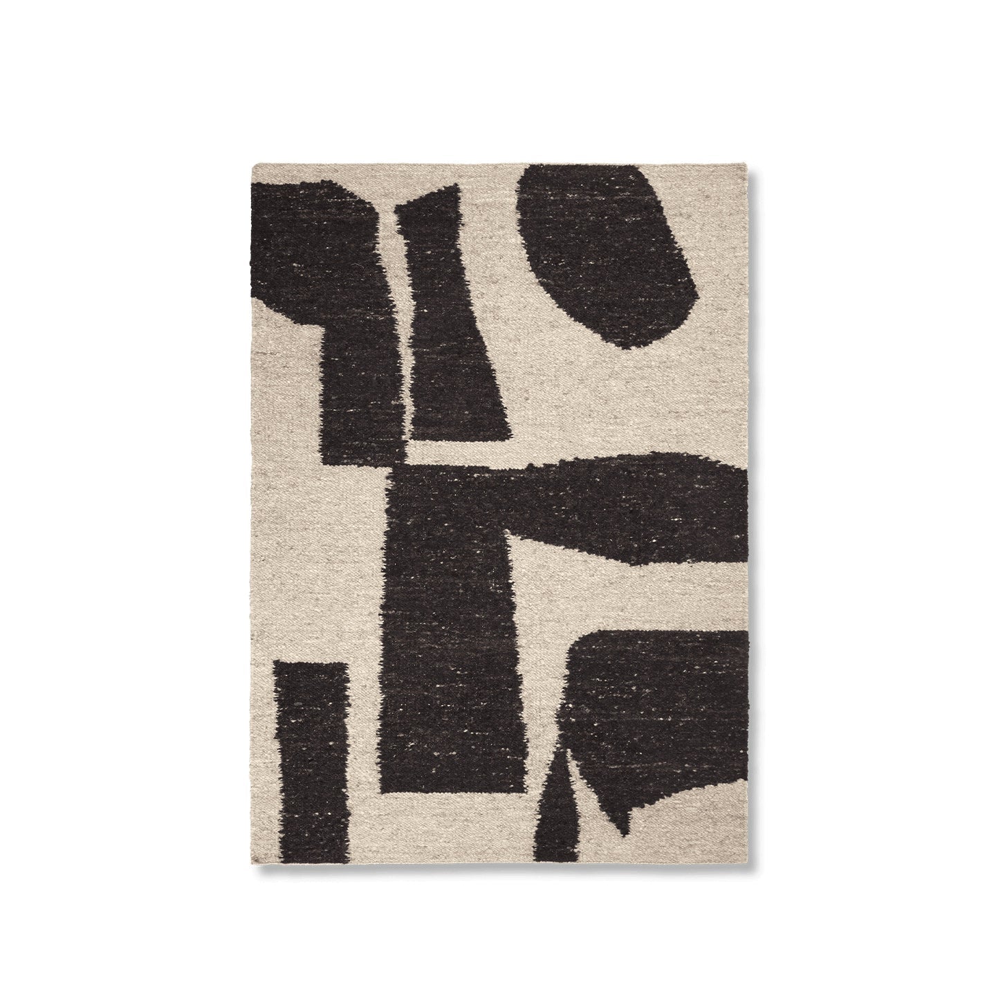 Piece Rug - Off-white/Coffee
