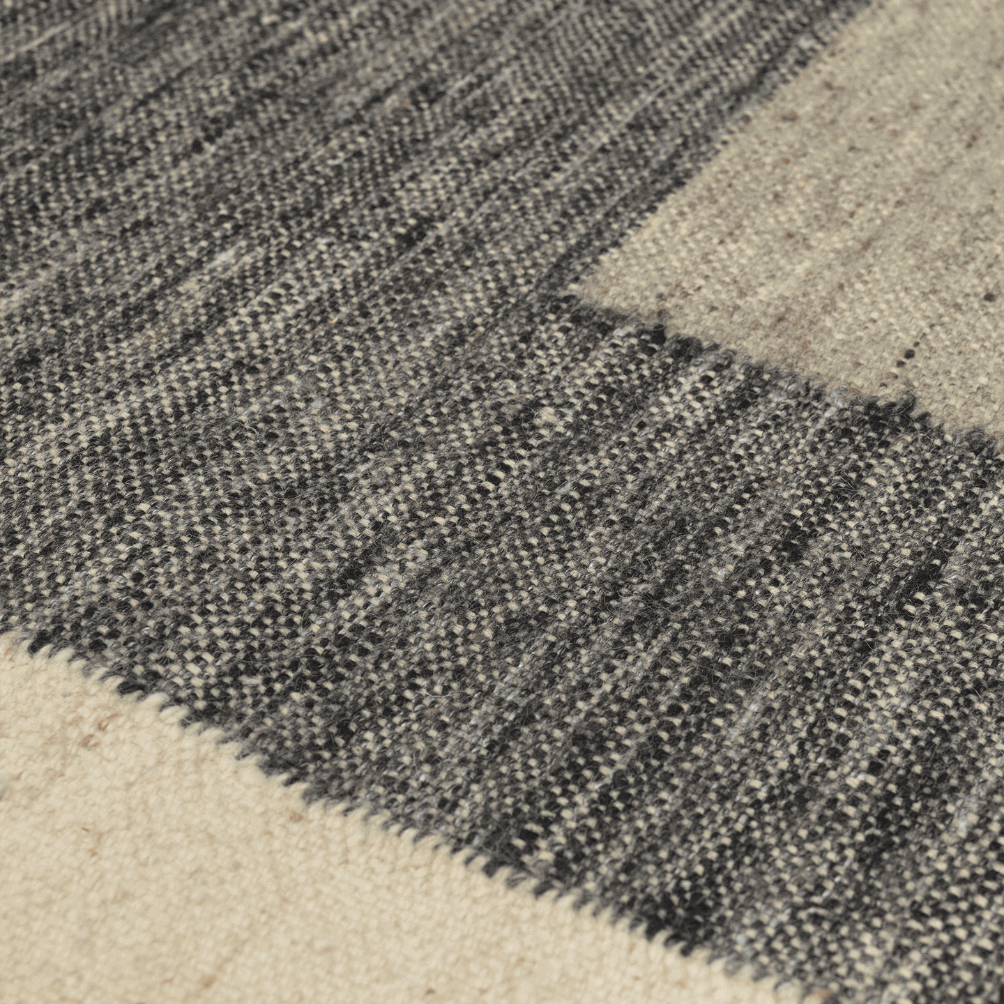 Counter Rug - Charcoal/Off-white
