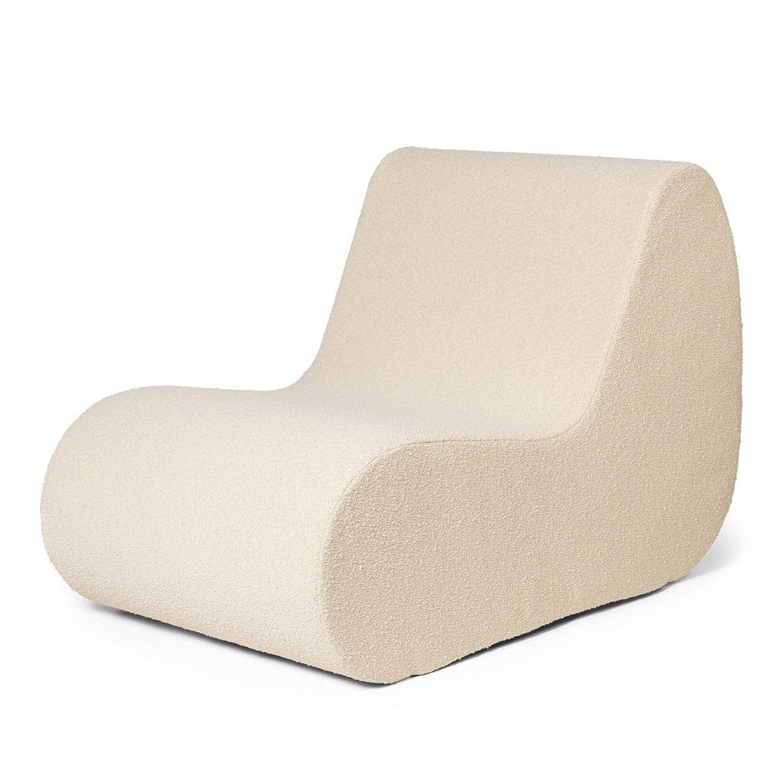 Rouli Center Module Pure Bouclé - Off-white