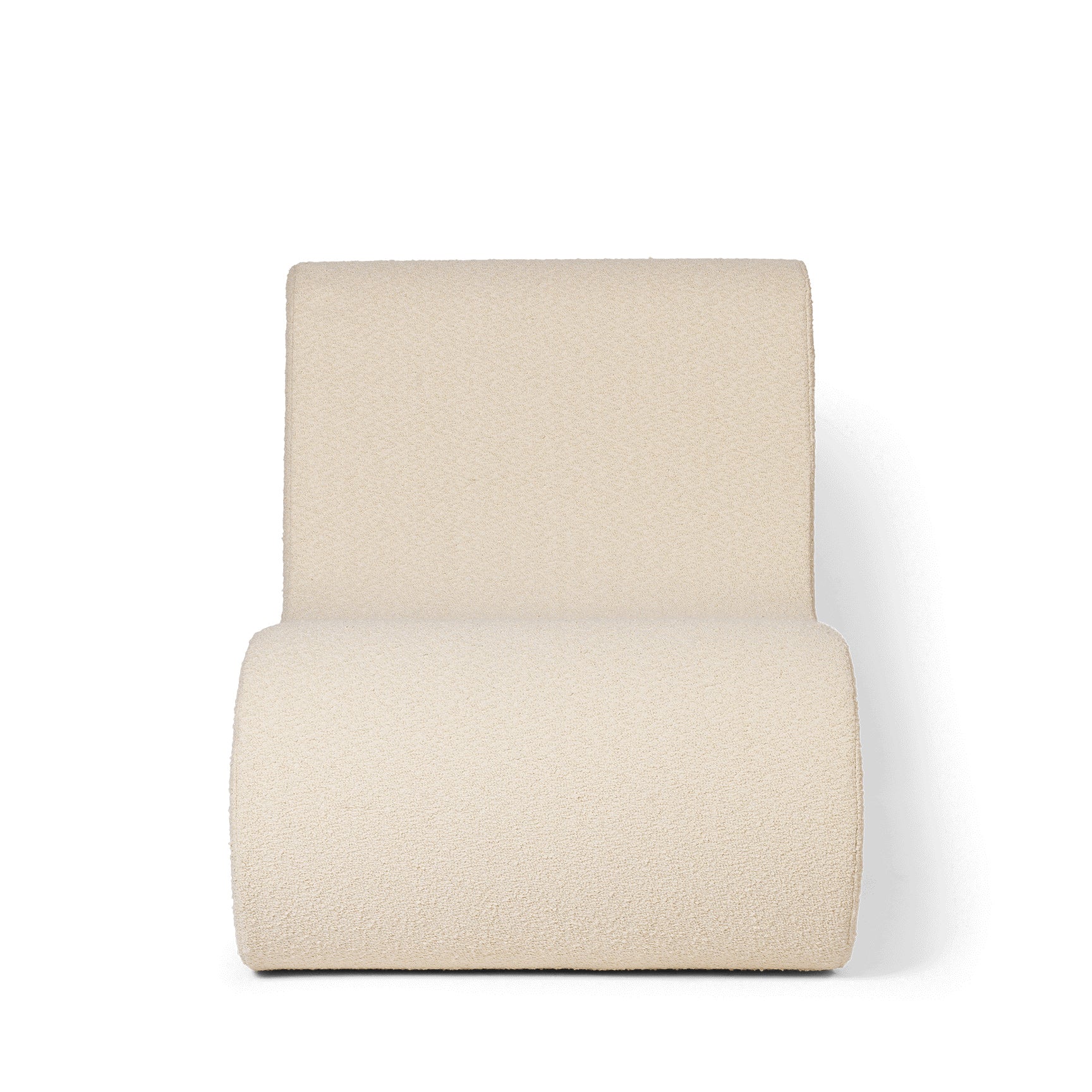 Rouli Center Module Pure Bouclé - Off-white