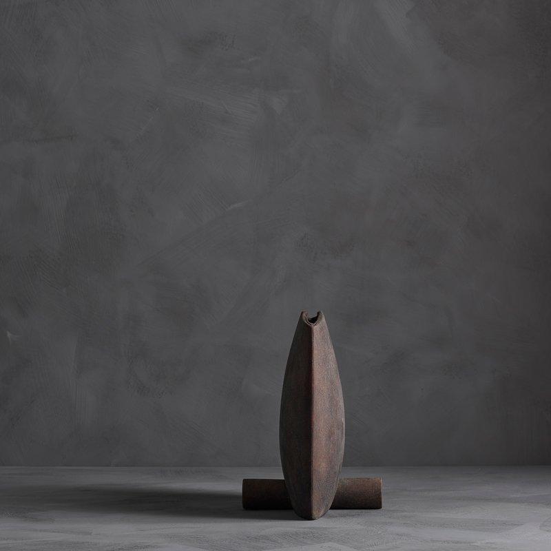 Guggenheim Vase - Square - Coffee