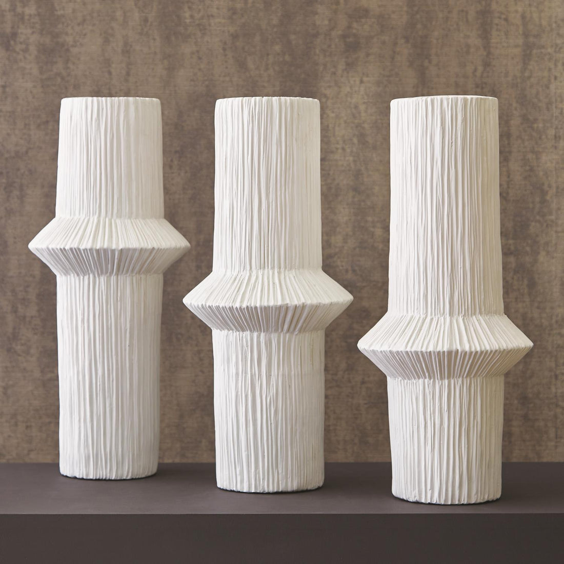 Ascending Ring Vase-Matte White - High - Open Box