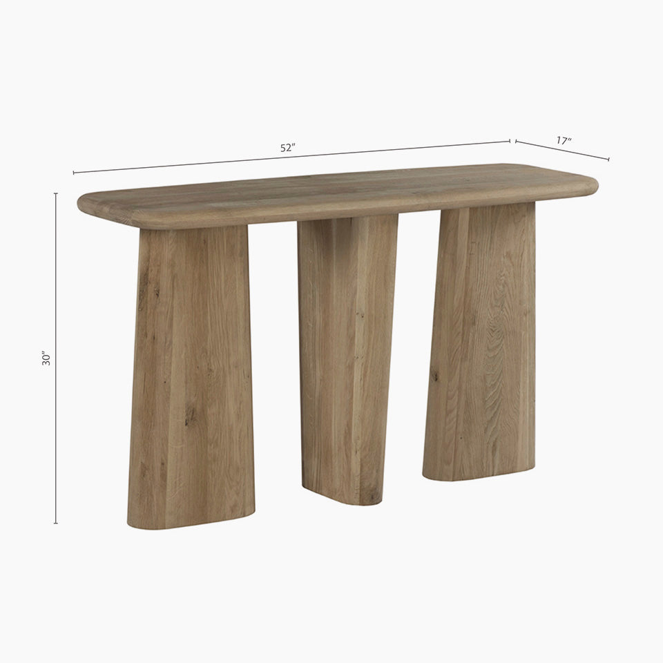 Mona Console Table - Natural