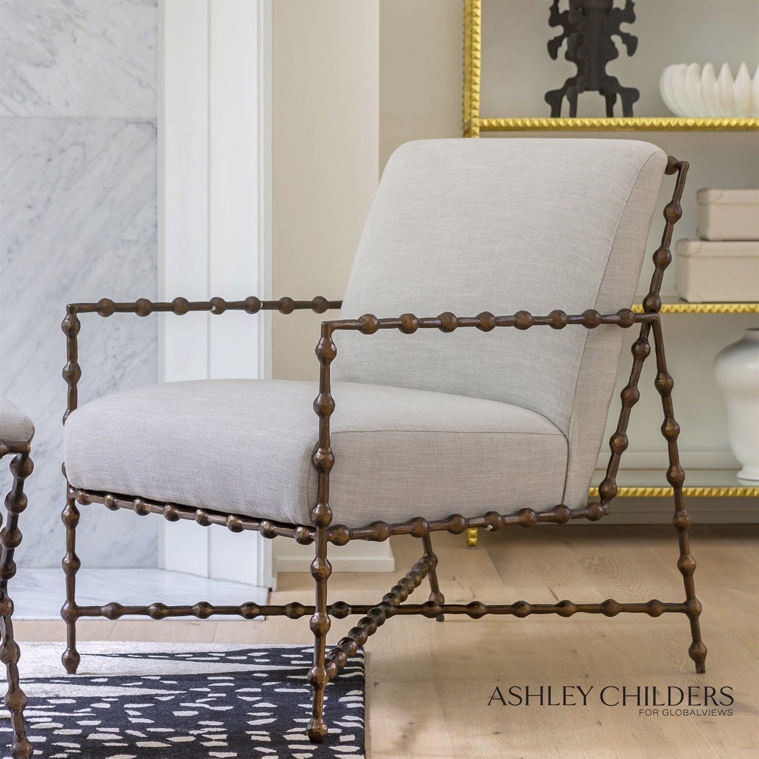 Elder Lounge Chair - Bronze
