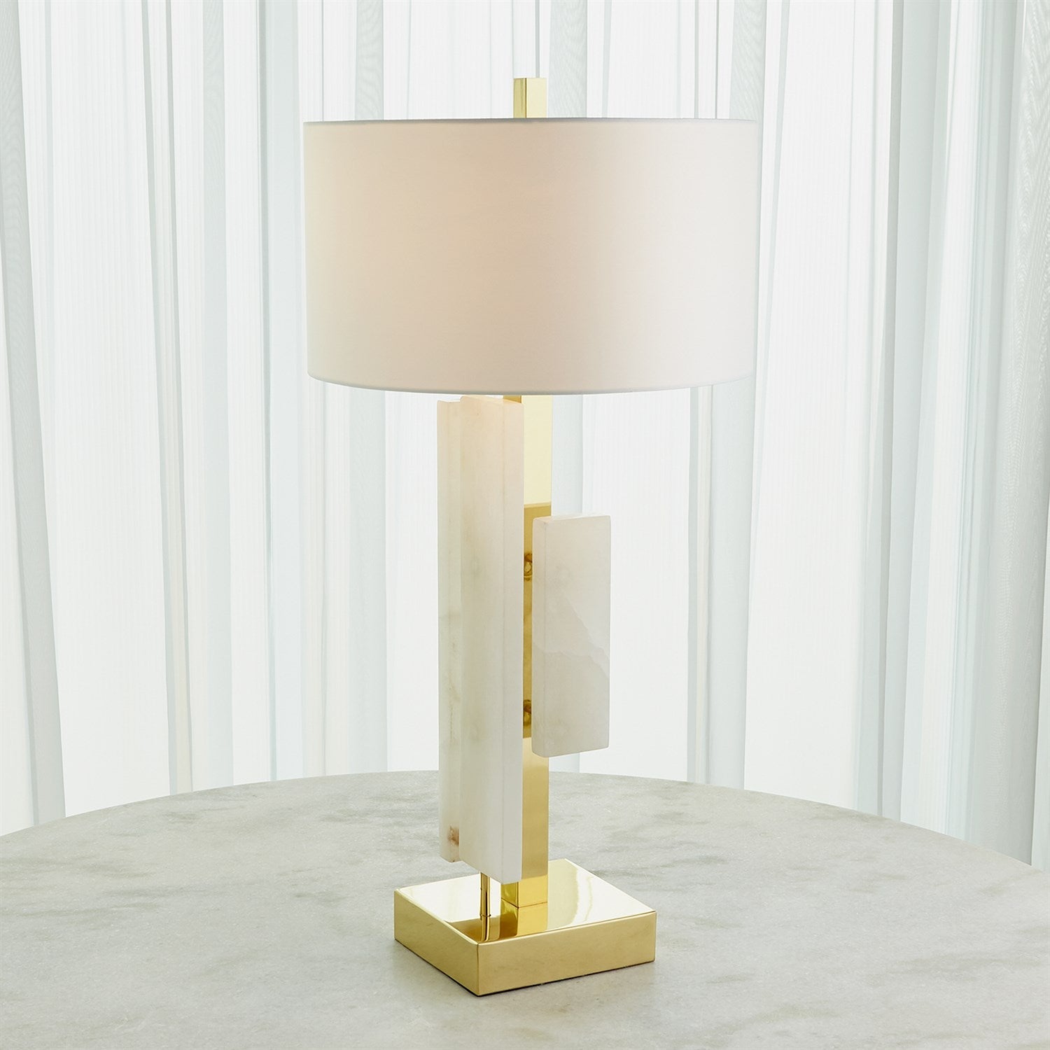 Posh Block Table Lamp