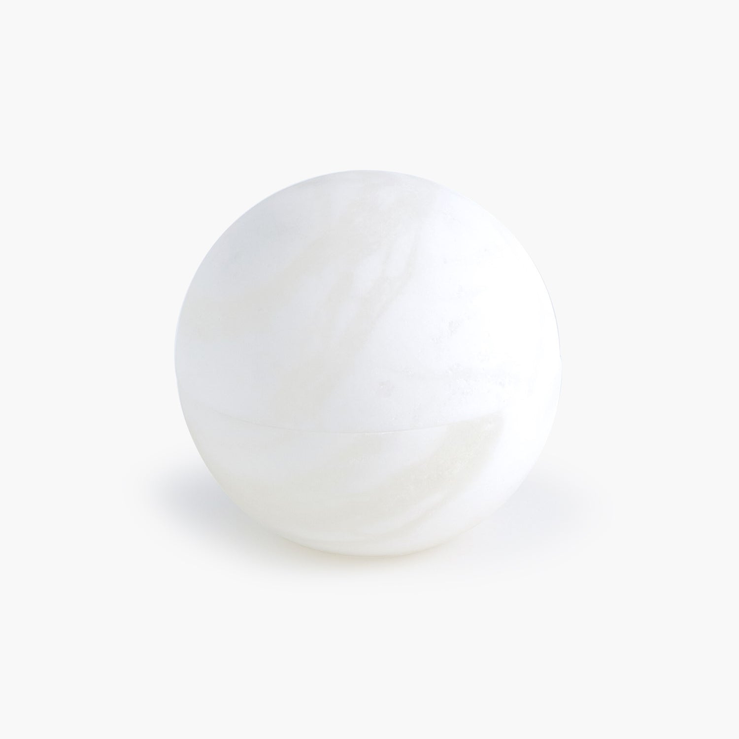 Alabaster Sphere Box-White