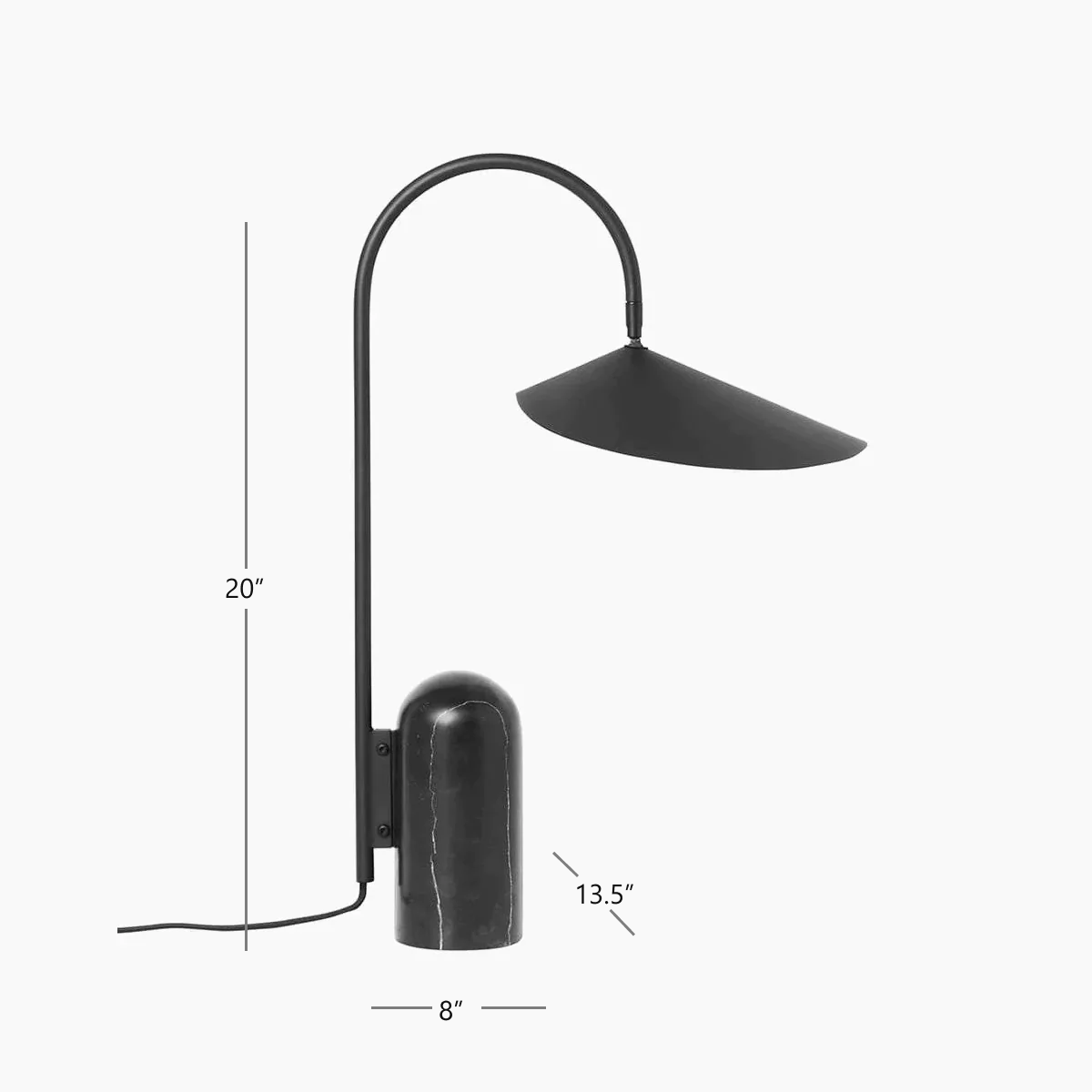 Arum Table Lamp - Black
