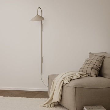 Arum Tall Wall Lamp - Cashmere