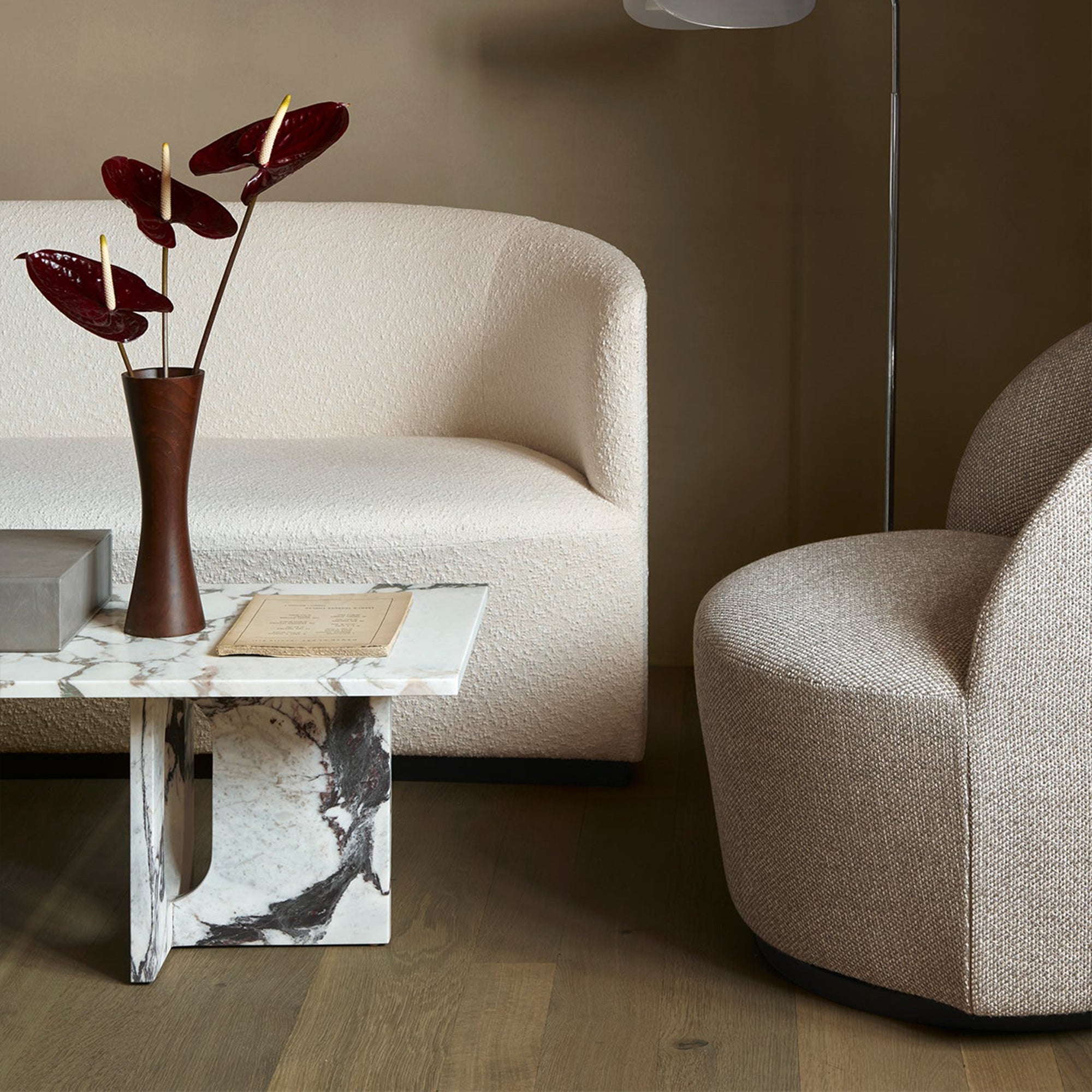 Androgyne Lounge Table - Stone/Marble