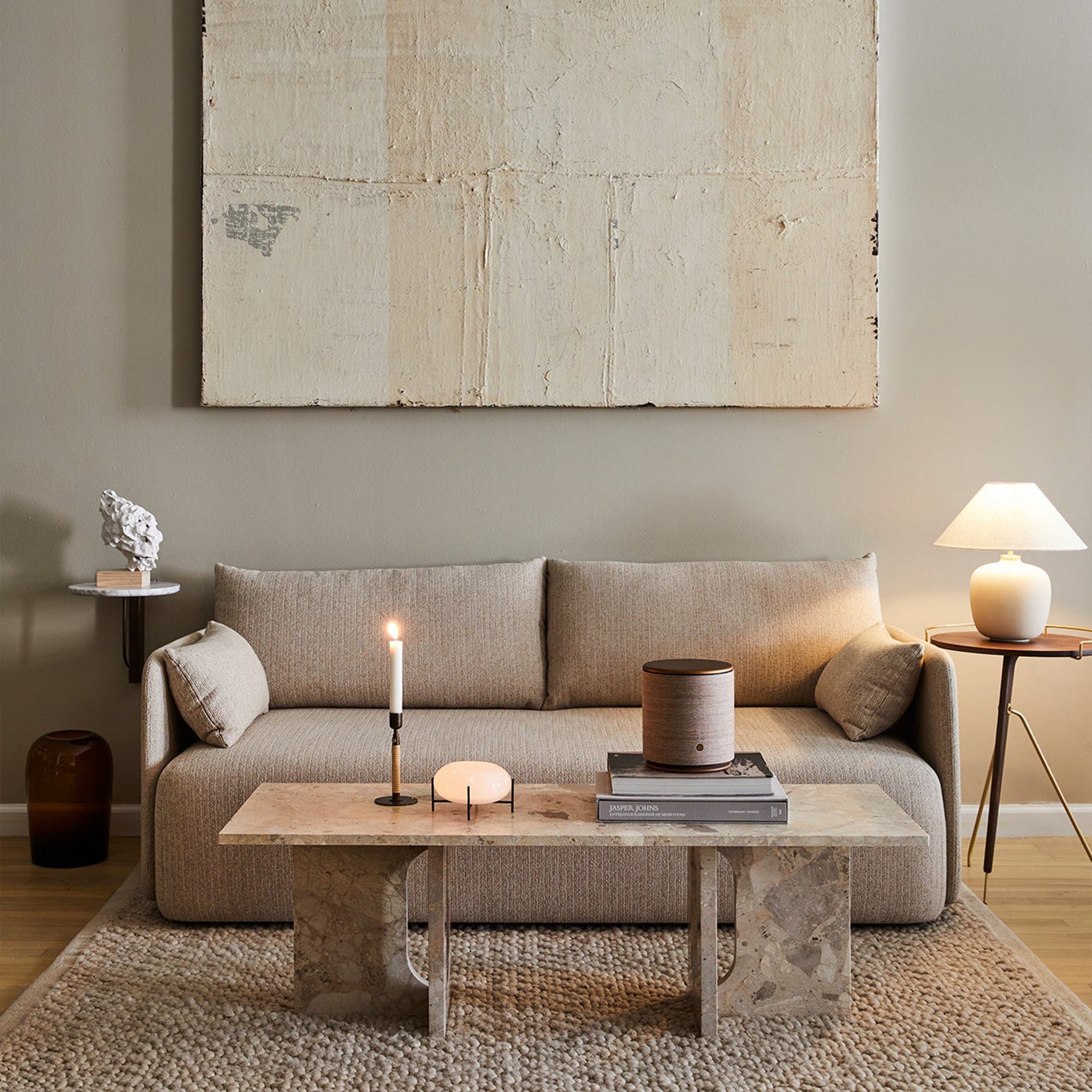 Androgyne Lounge Table - Stone/Marble