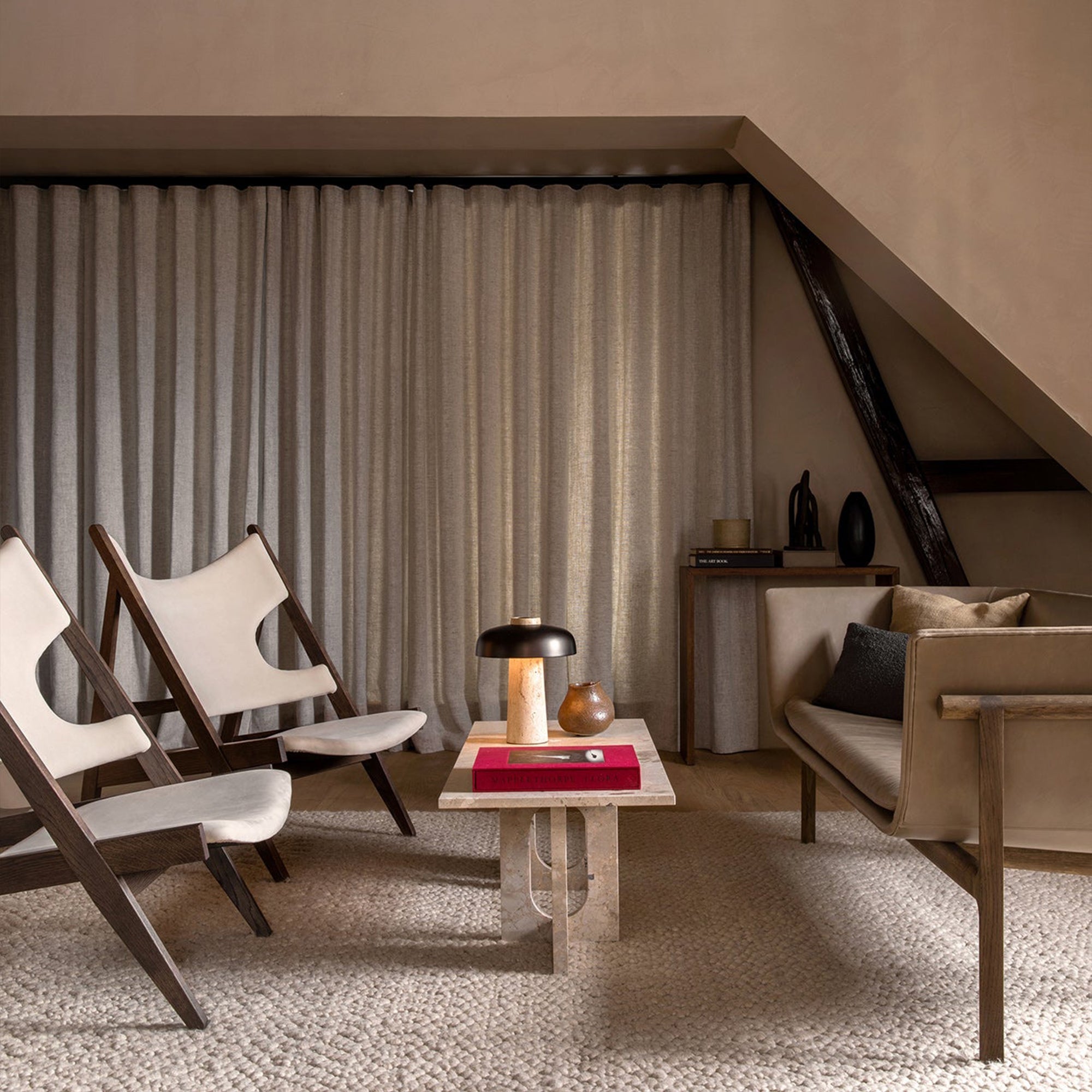 Androgyne Lounge Table - Stone/Marble