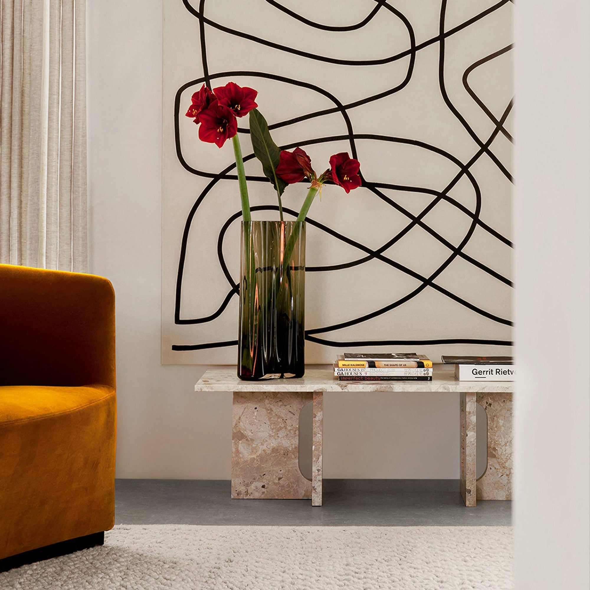 Androgyne Lounge Table - Stone/Marble