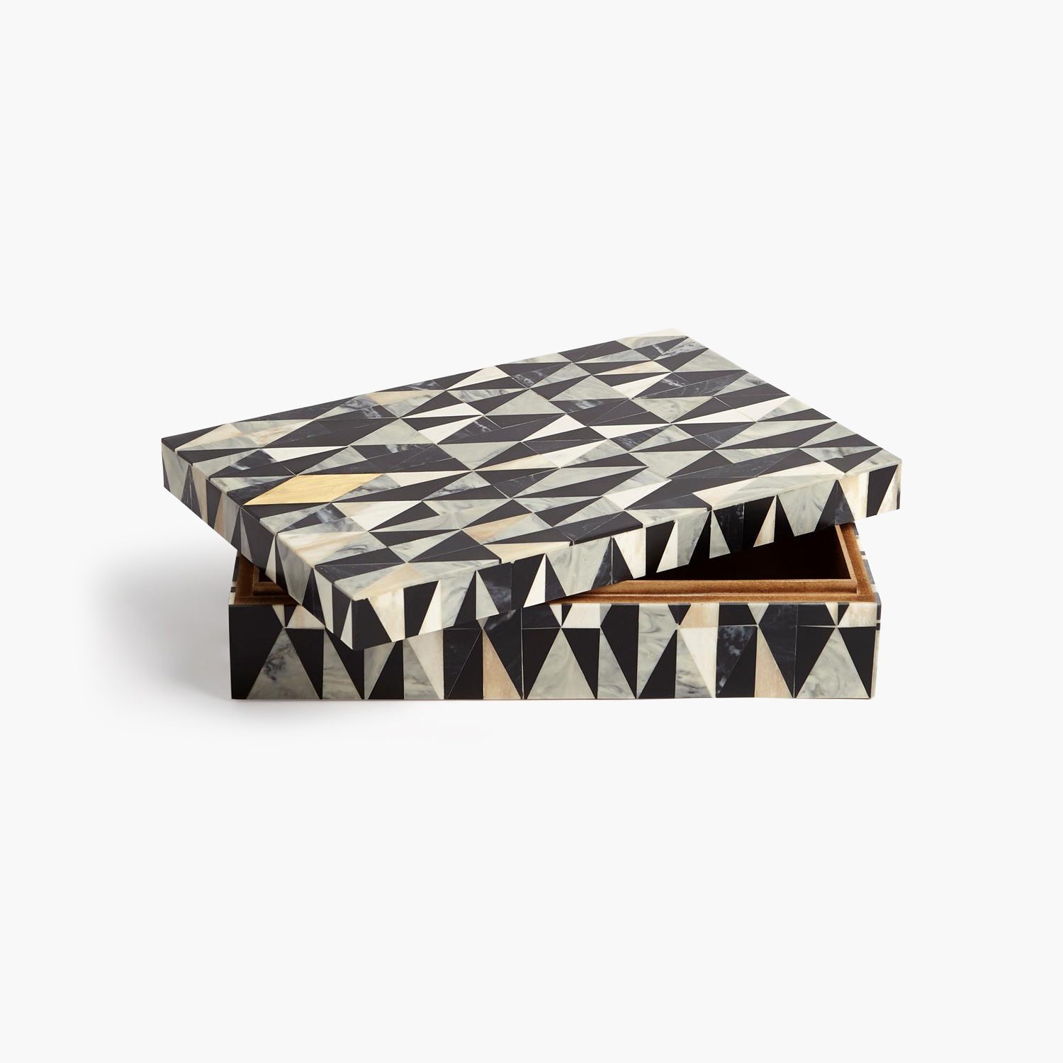Brass Diamond Box