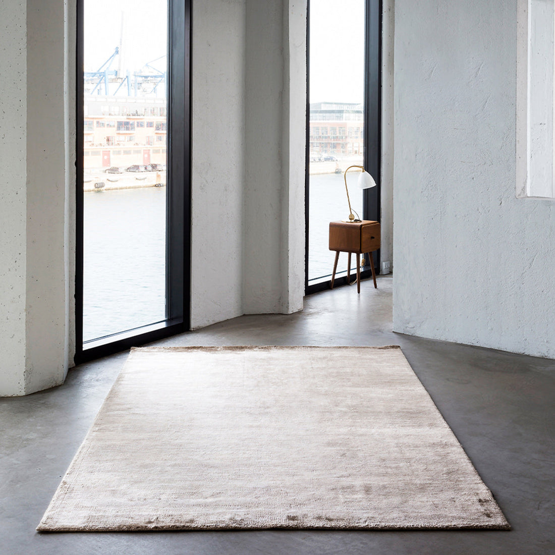 Light Brown Bamboo Rug