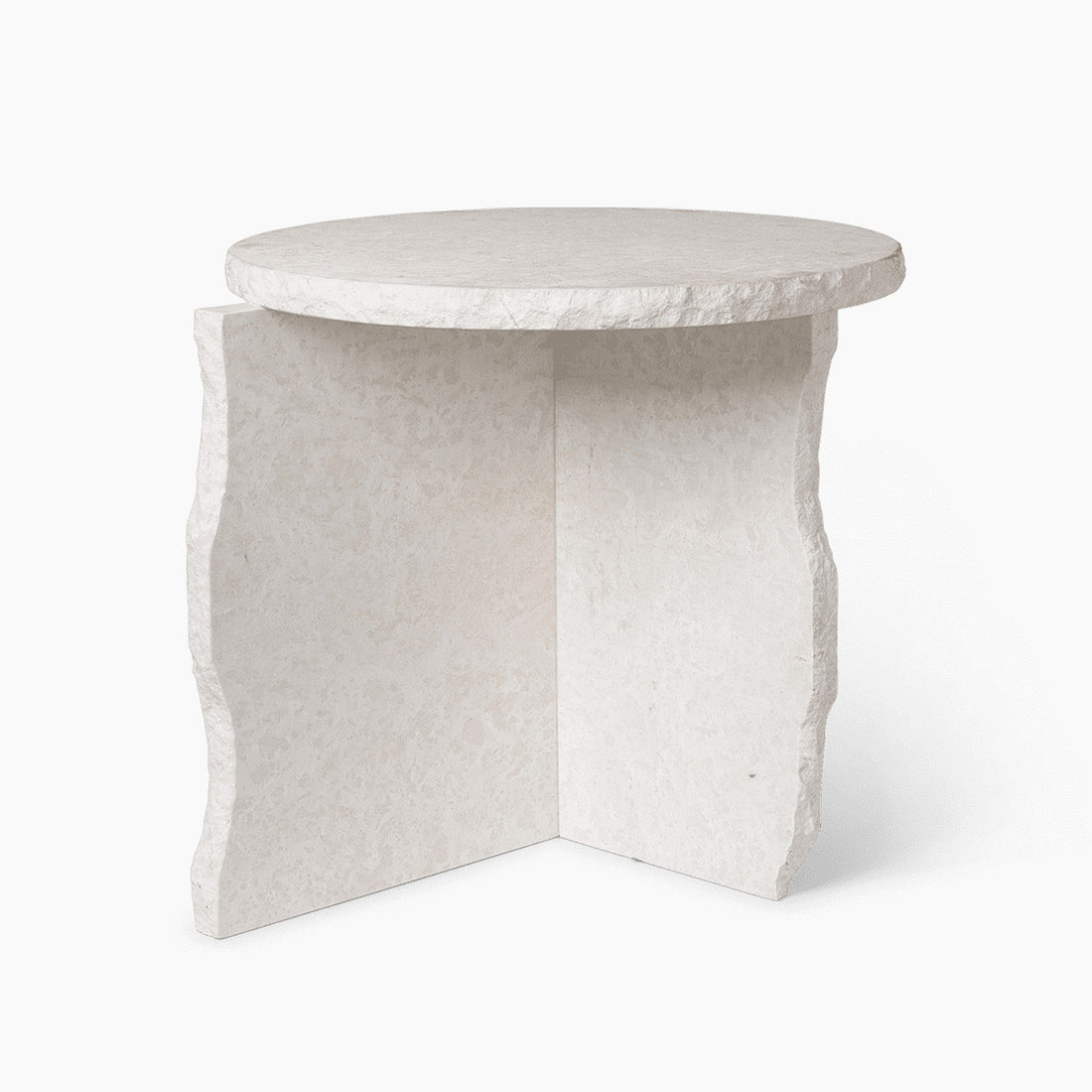 Mineral Sculptural Table - Bianco Curia