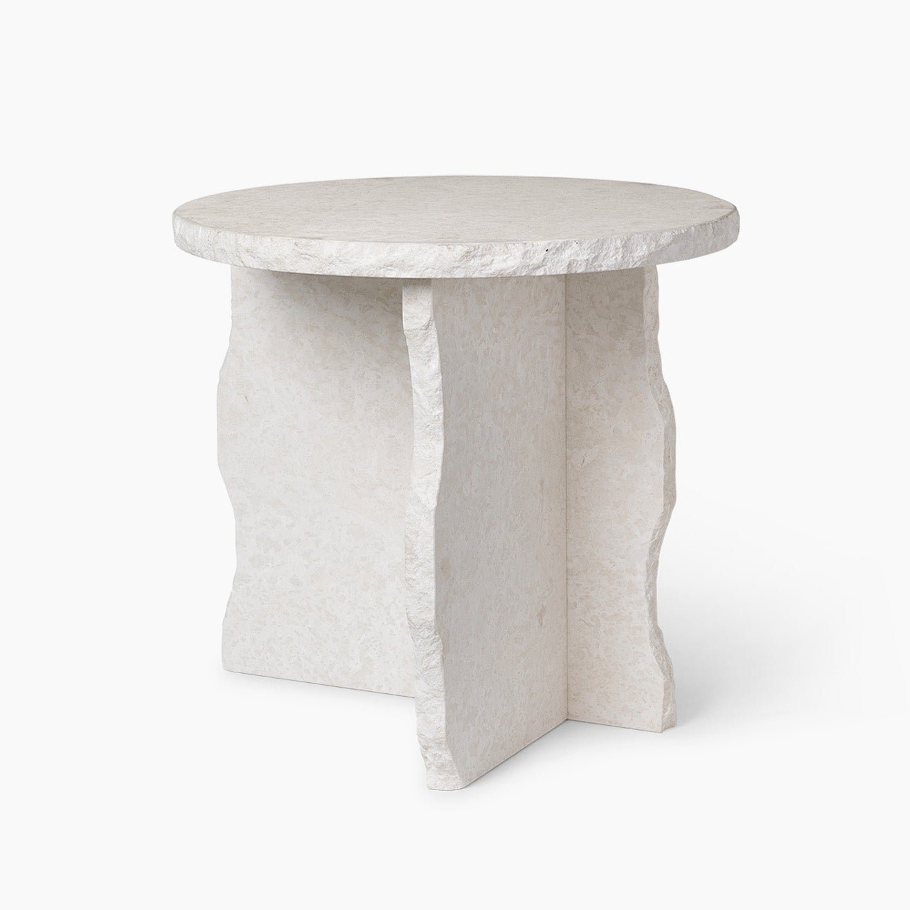 Mineral Sculptural Table - Bianco Curia