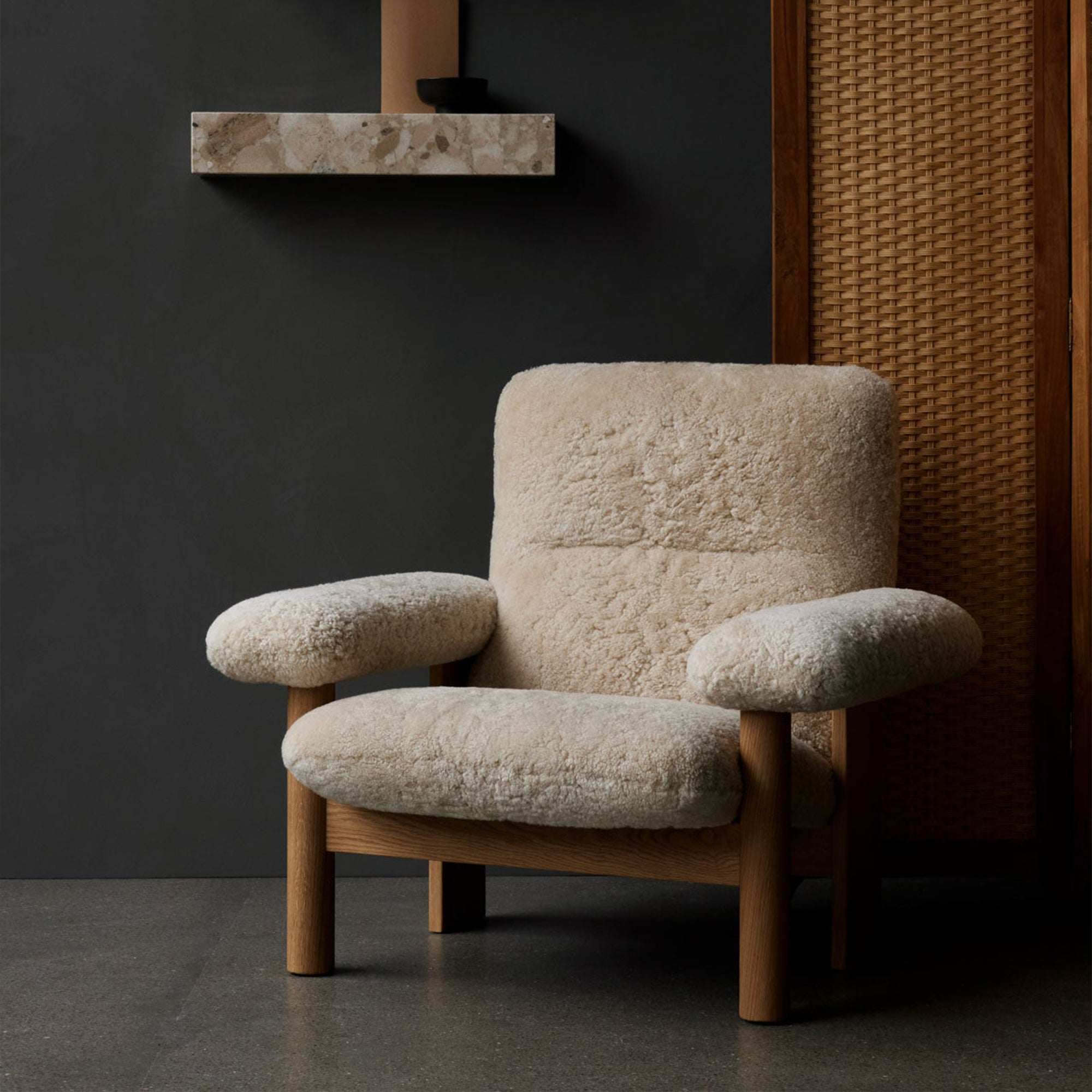 Brasilia Lounge Chair - Sheepskin