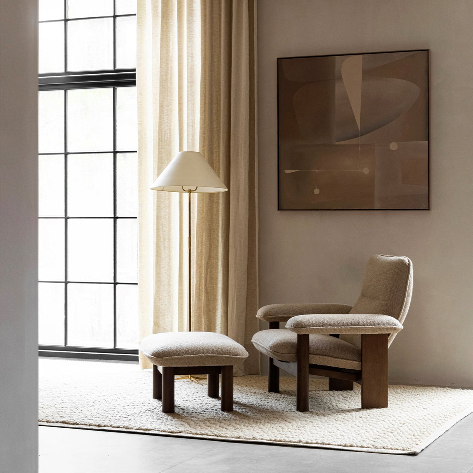 Brasilia Lounge Chair - Textile