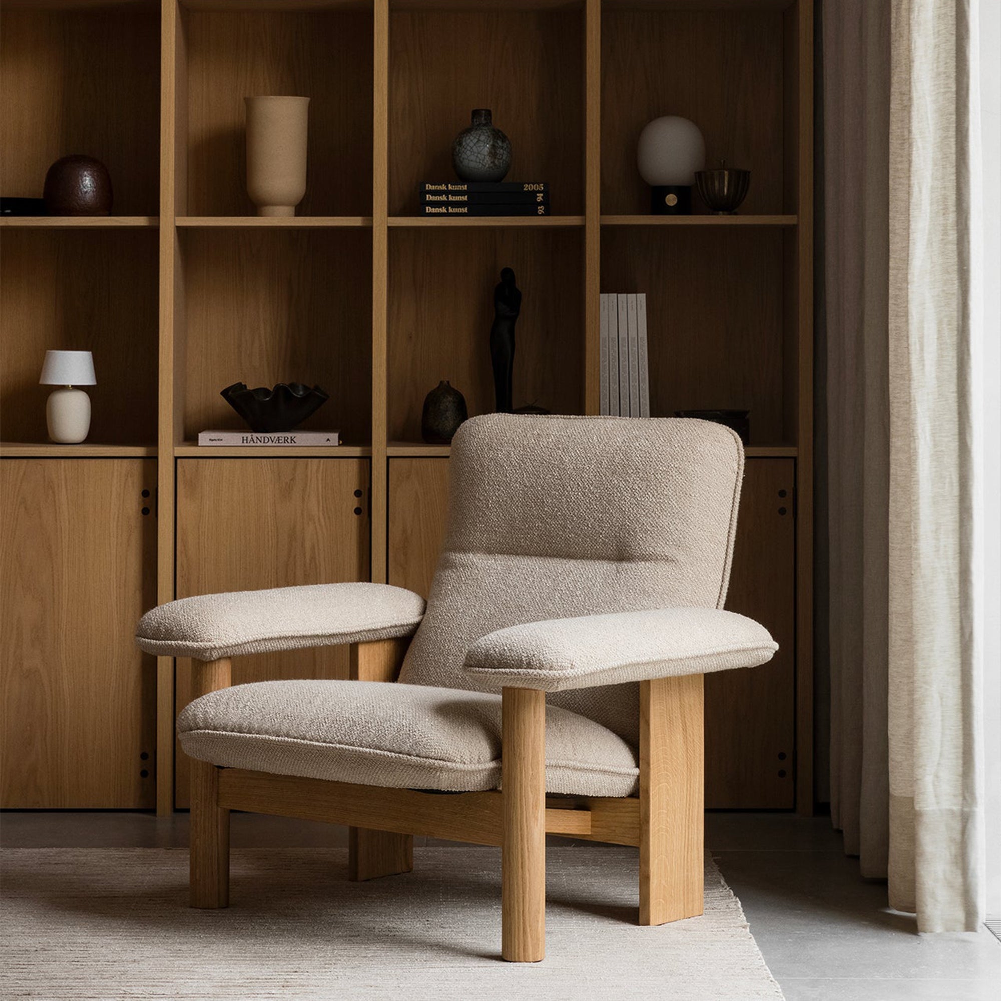 Brasilia Lounge Chair - Textile