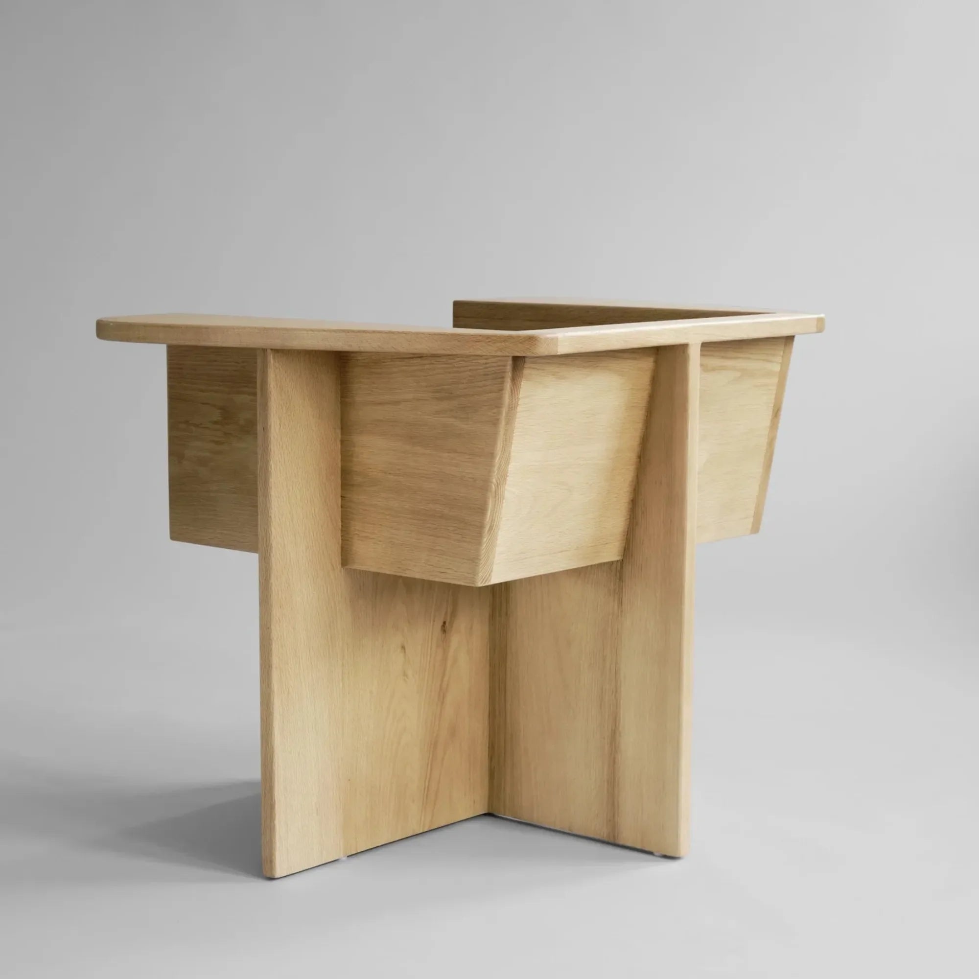 Brutus Lounge Chair - Natural Oak