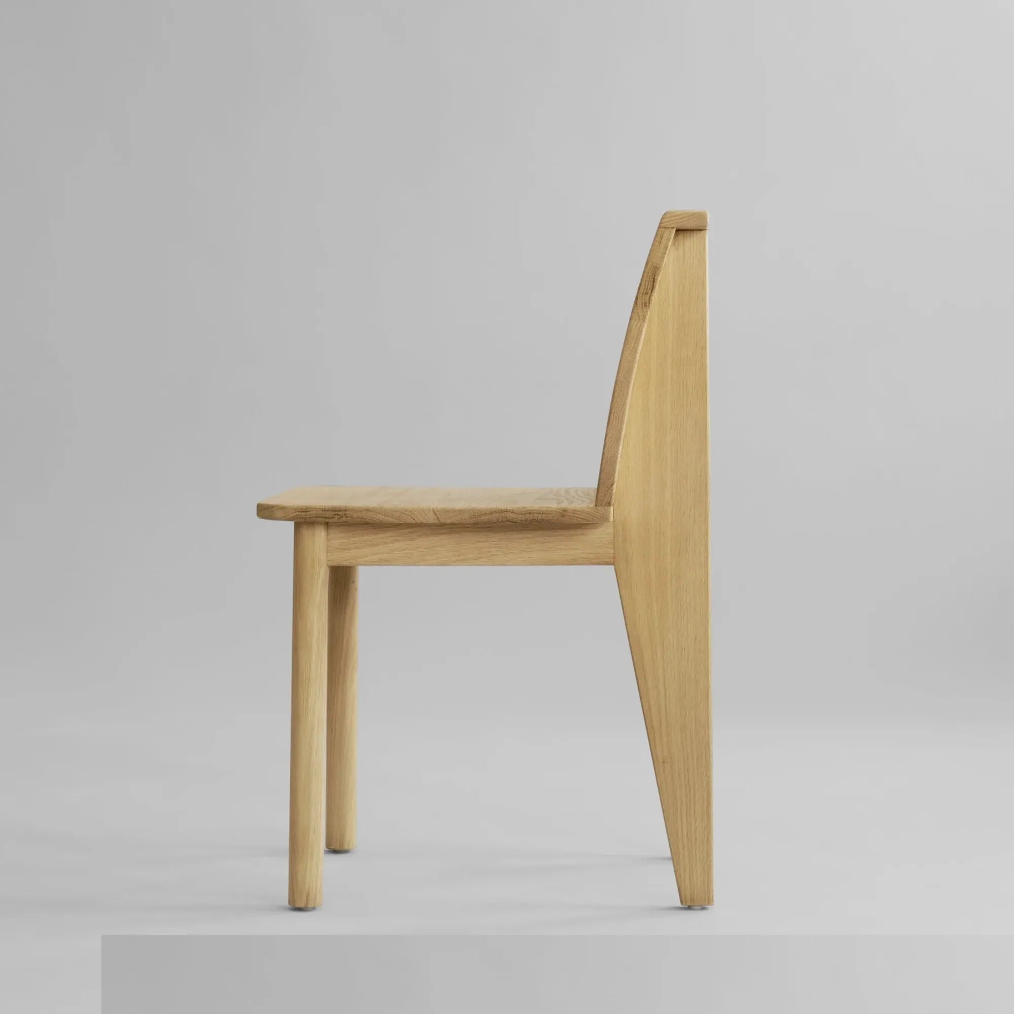 Brutus Slim Dining Chair - Natural Oak