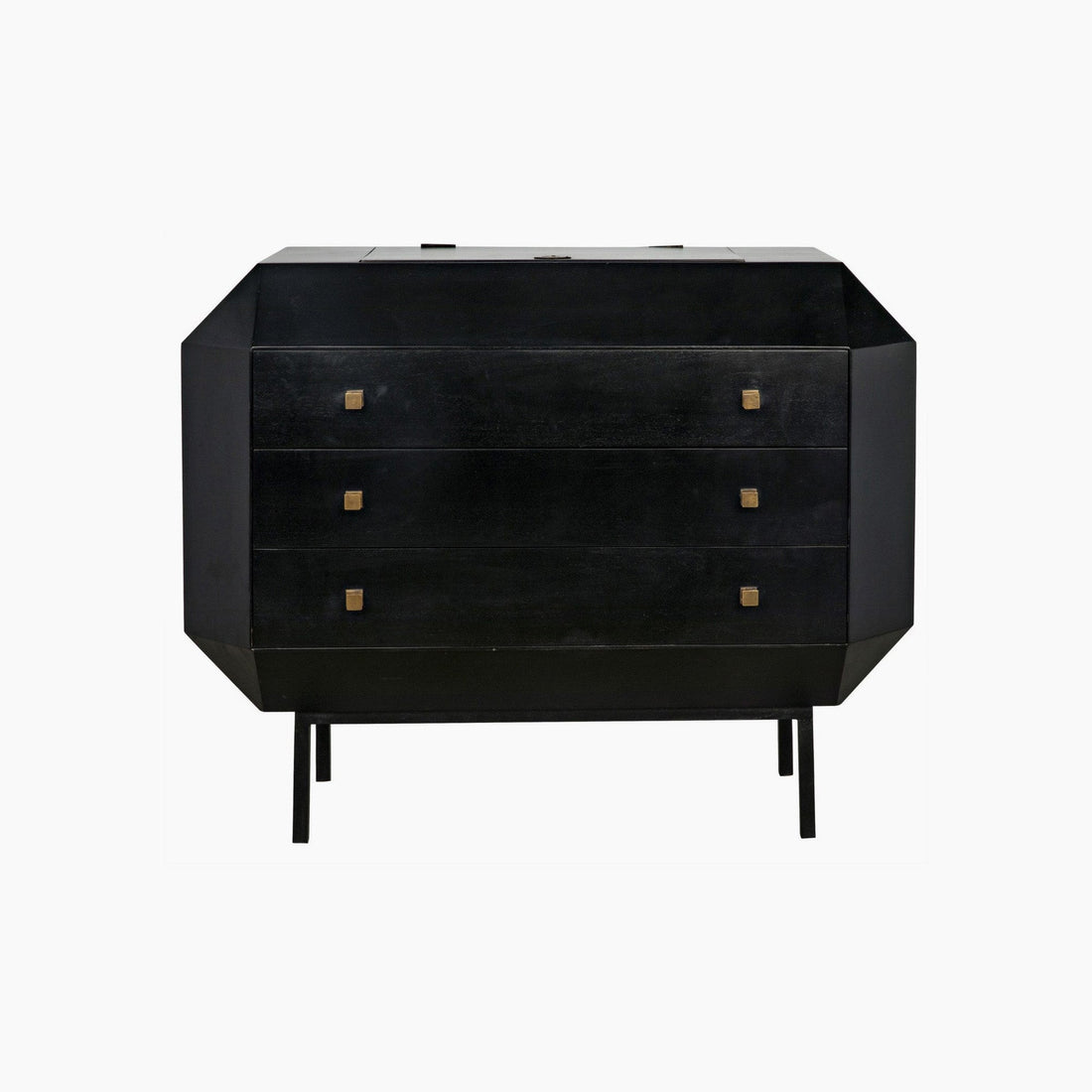 Brynlee Dresser, Hand Rubbed Black
