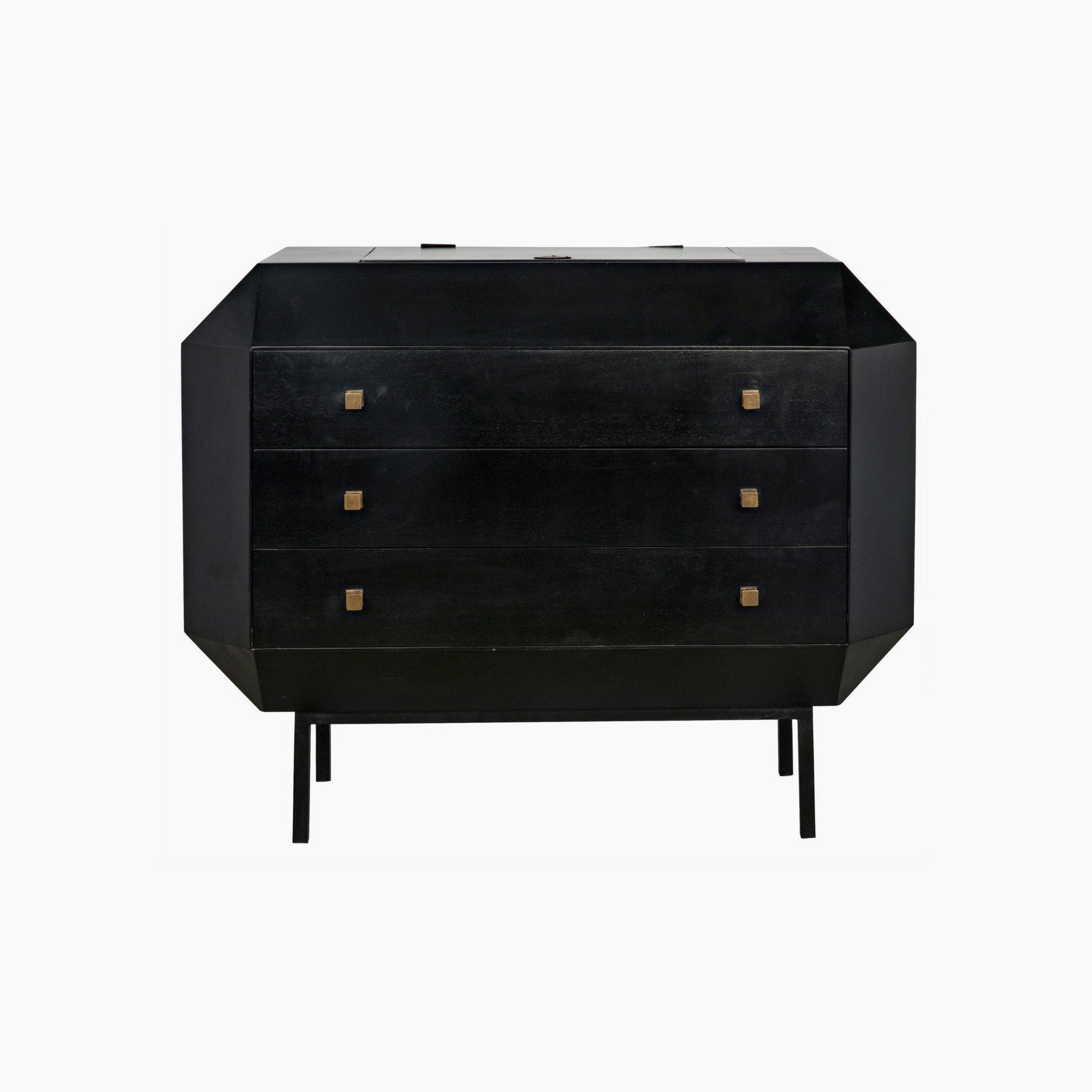Brynlee Dresser, Hand Rubbed Black