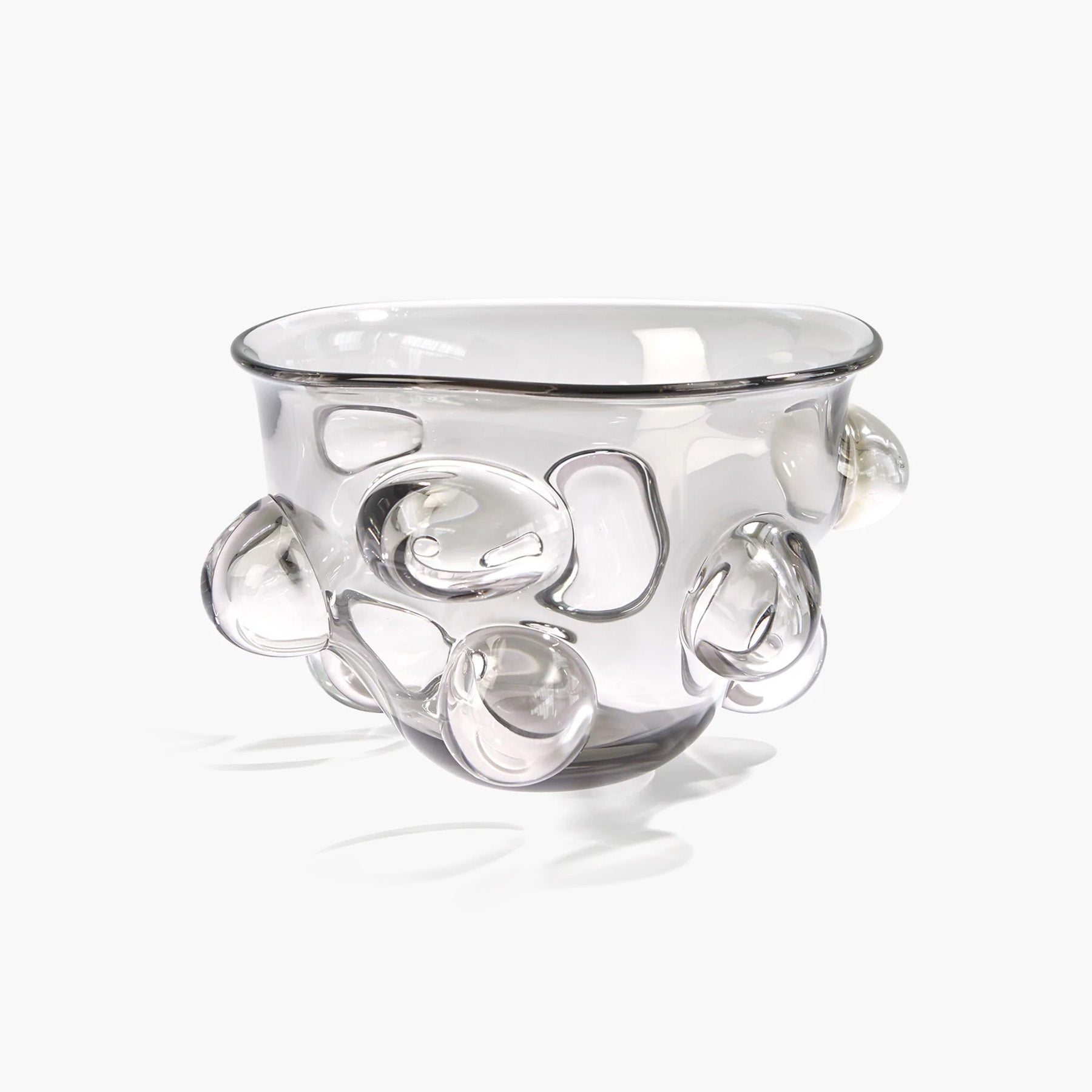 Bubbled Bowl-Smoke Grey