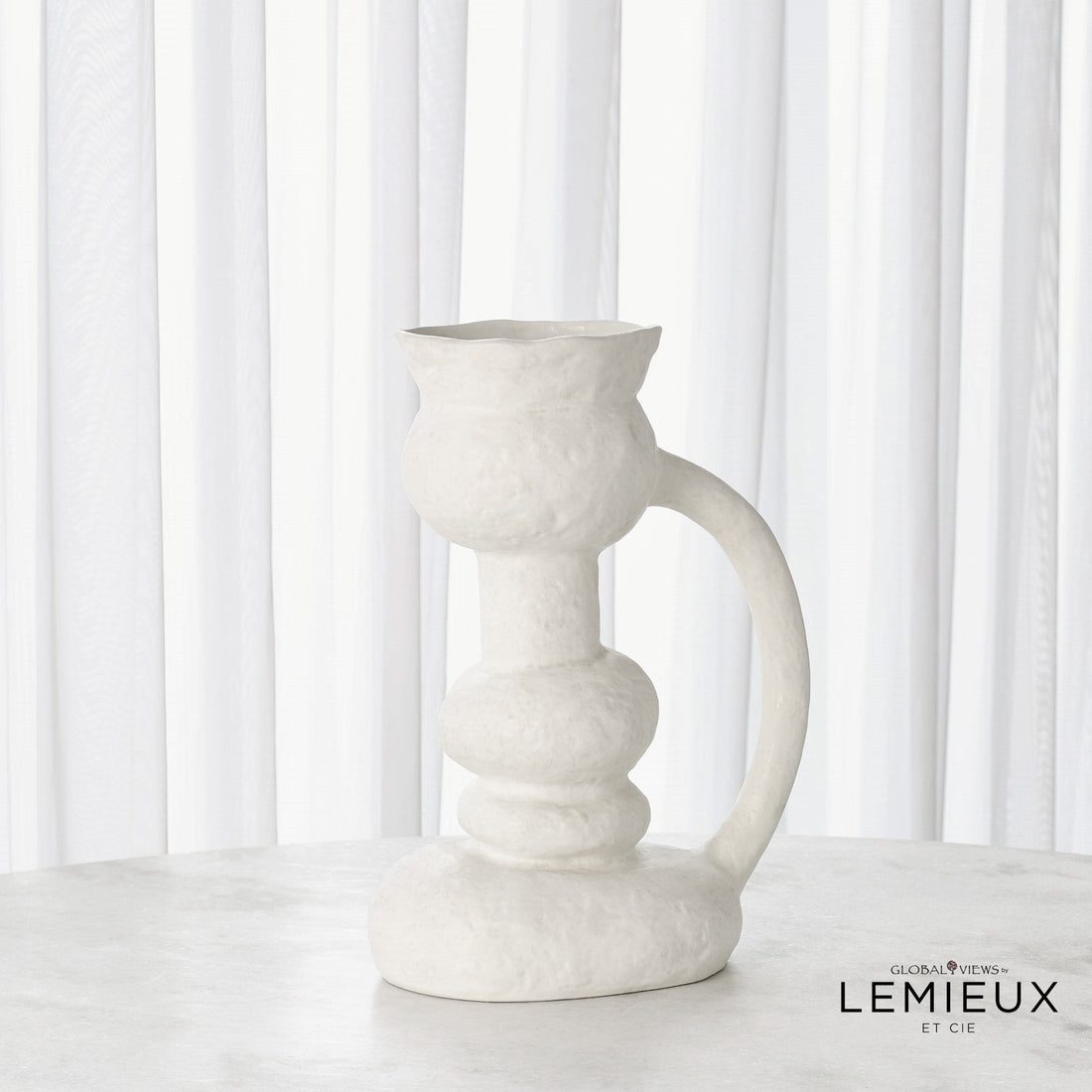Lemieux Et Cie Remi Vase-White