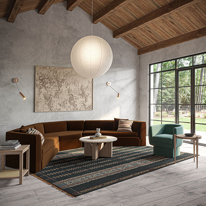 Clu 1 Blue Natural Rug