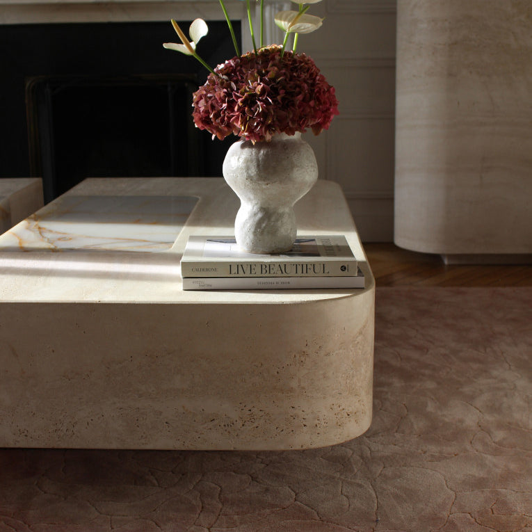 Baci Square Coffee Table with casters