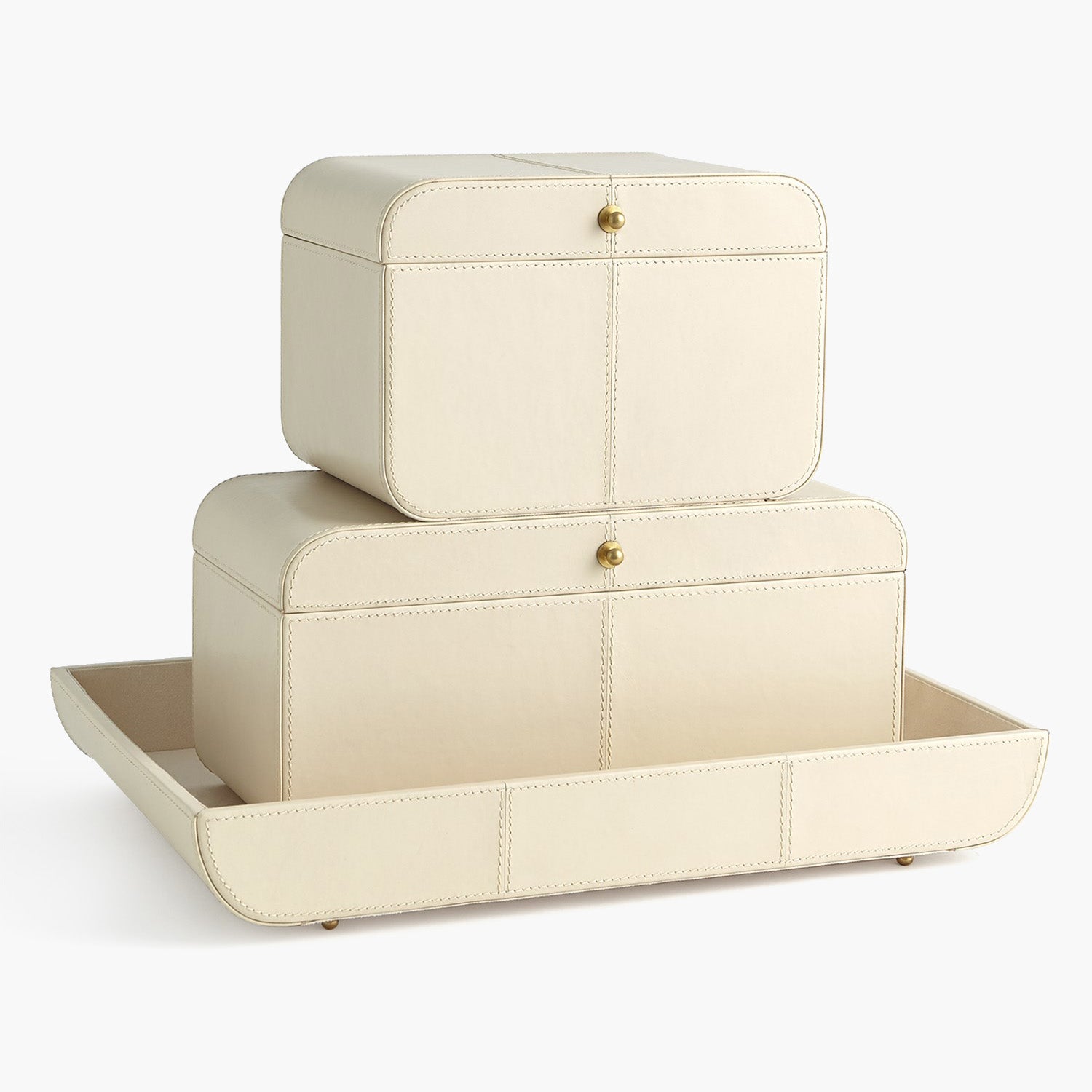 Curved Corner Box-Ivory