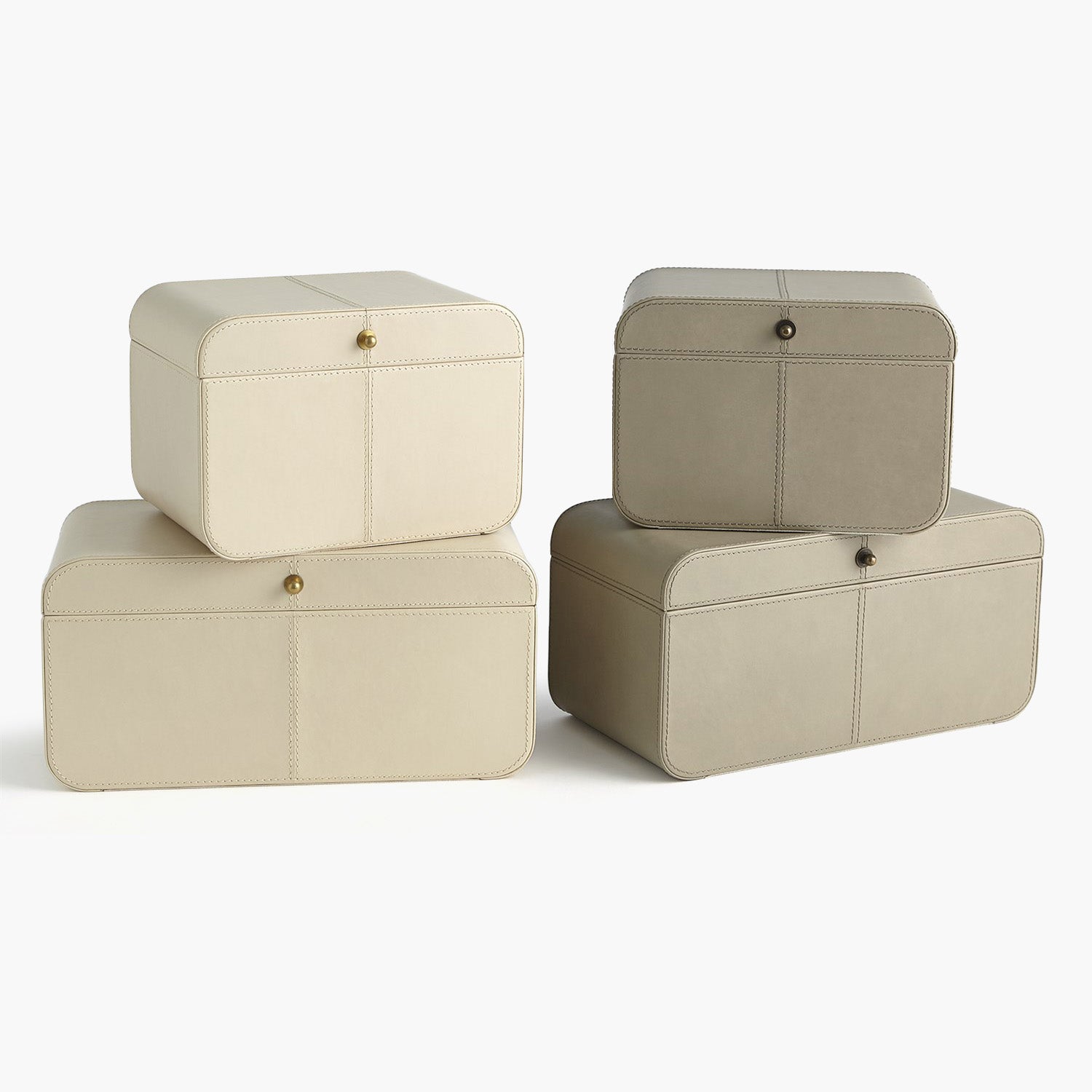 Curved Corner Box-Ivory