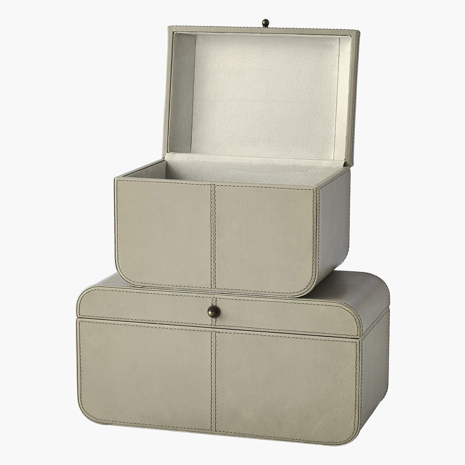 Curved Corner Box-Light Grey