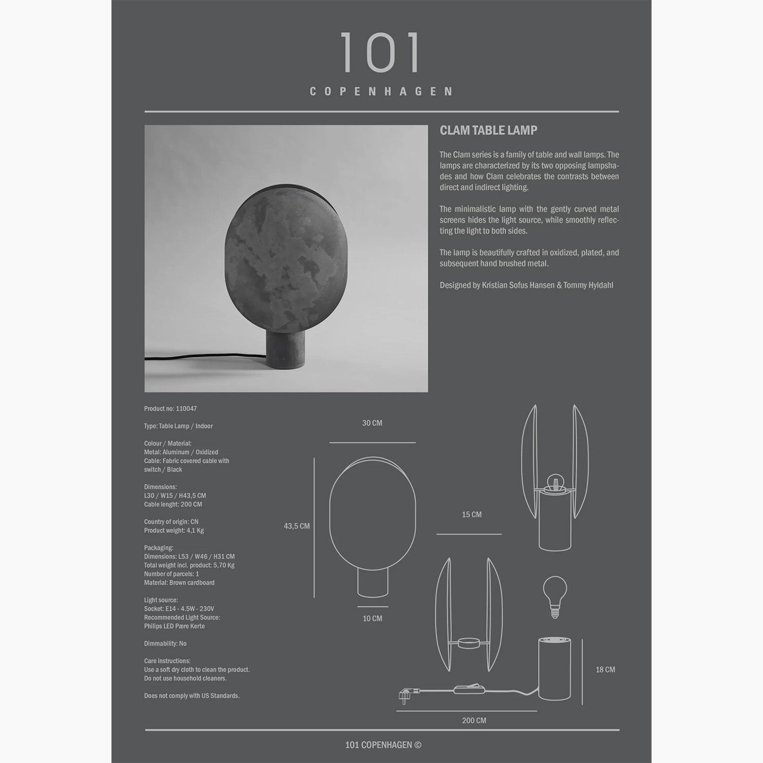 Clam Table Lamp