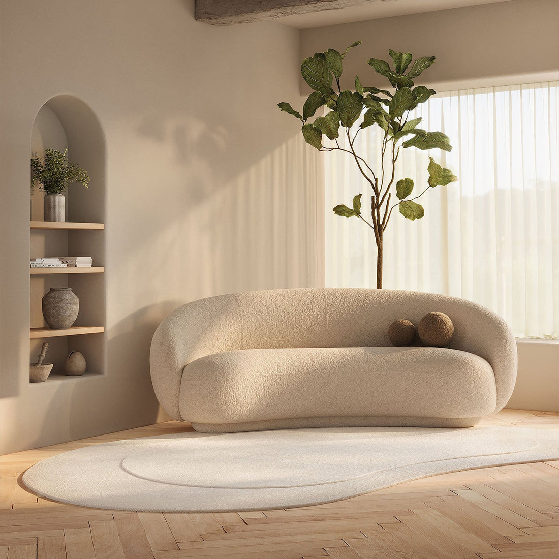 Claude-1 Ivory Rug
