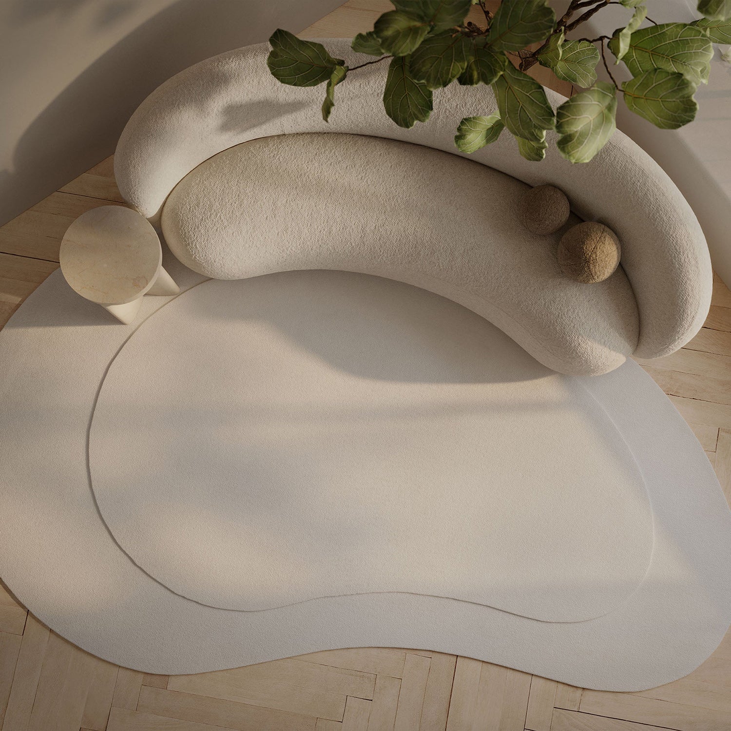 Claude-1 Ivory Rug