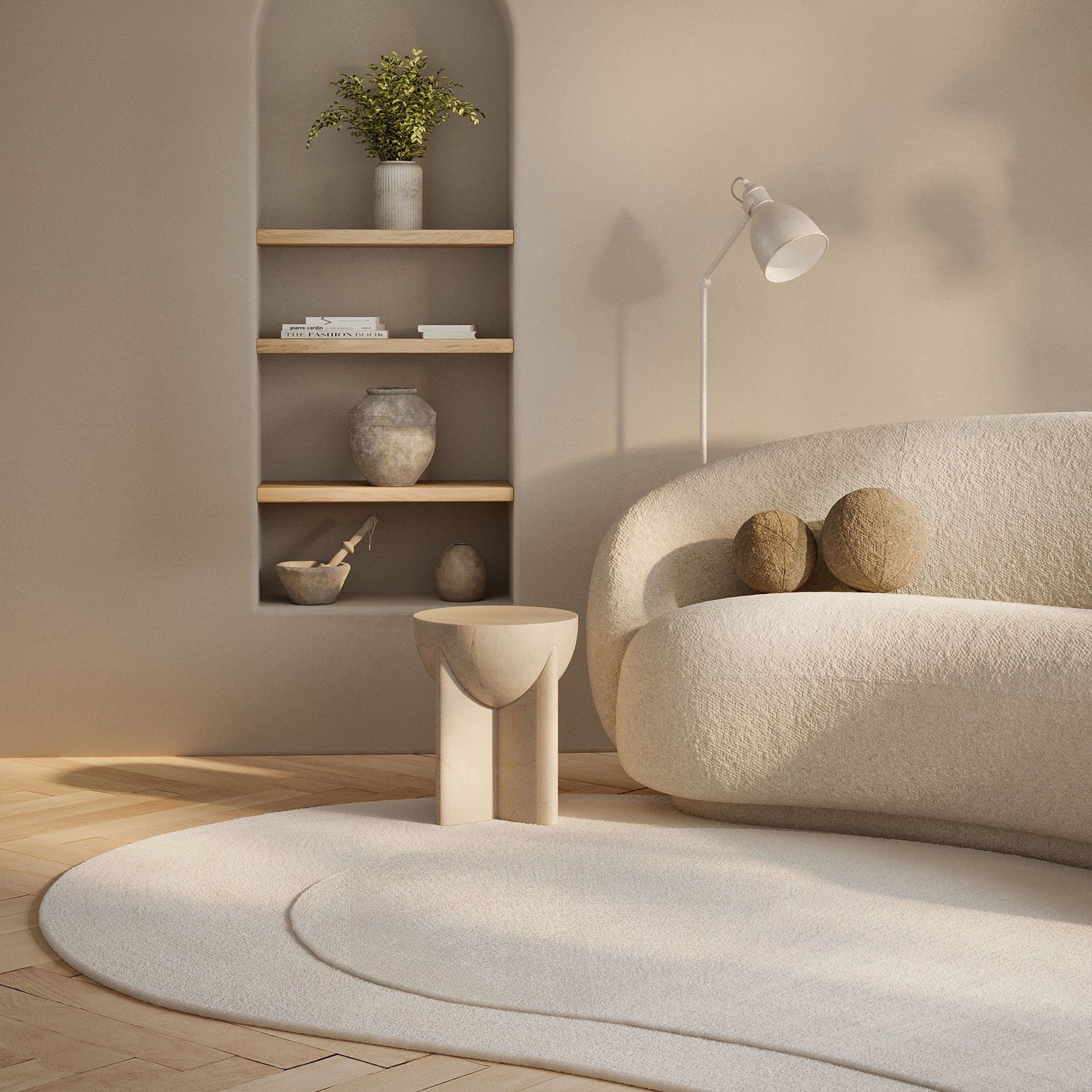 Claude-1 Ivory Rug