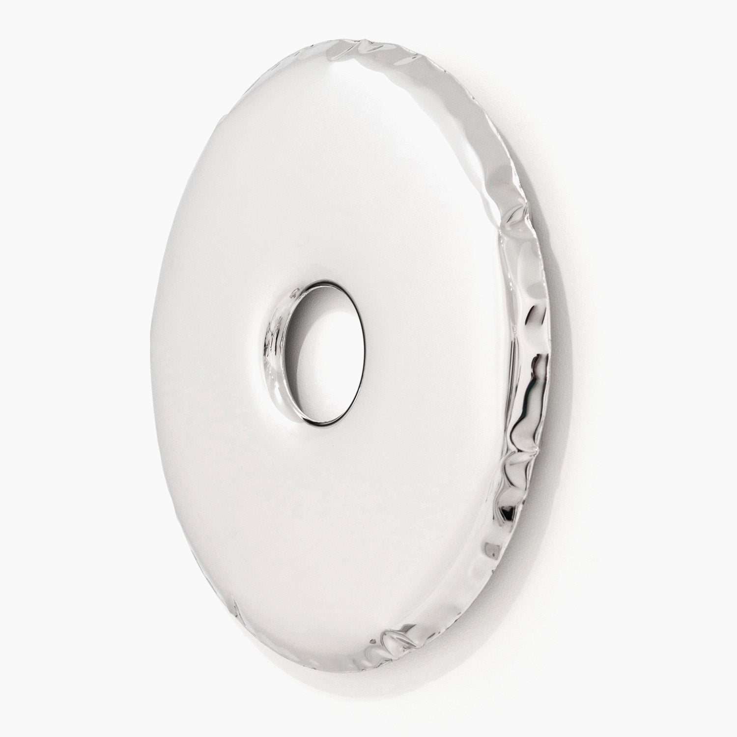 Contemporary Mirror 'Rondo 150' in Polished Stainless Steel