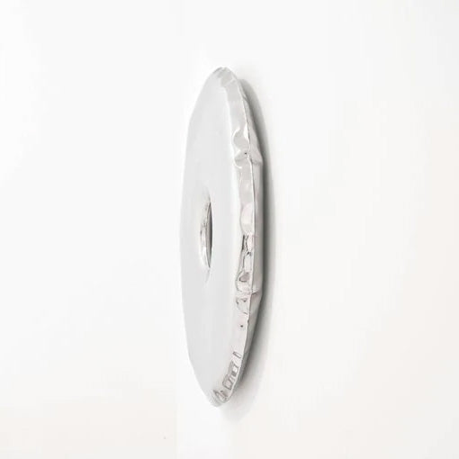 Contemporary Mirror 'Rondo 75' in Polished Stainless Steel