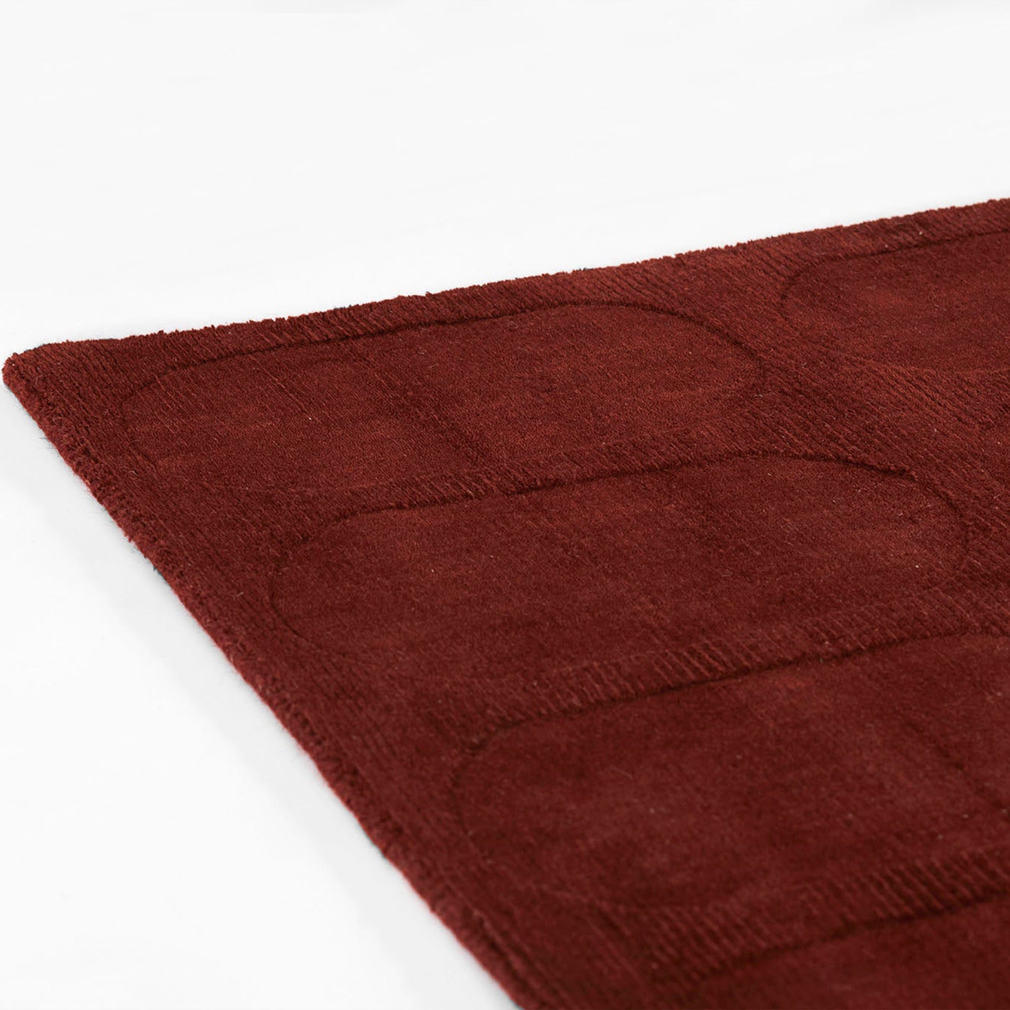 Contour-2 Burgundy Rug
